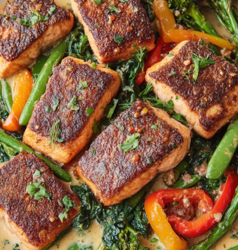 Mary Berry Thai Salmon Traybake Recipe