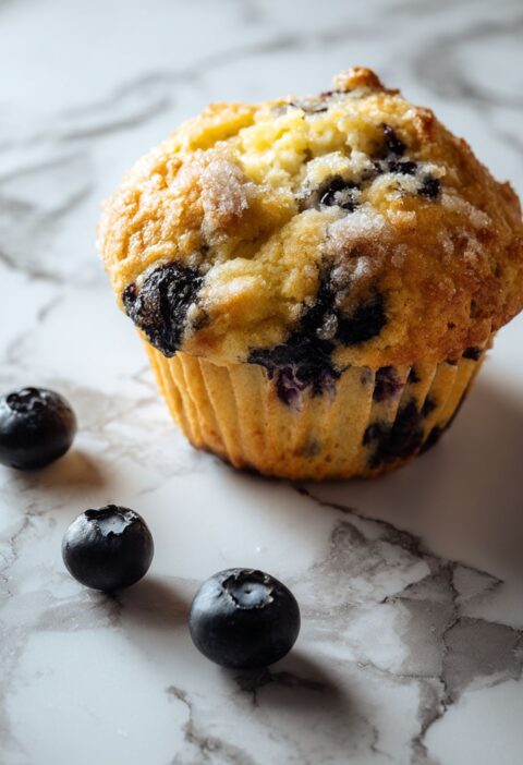 Mary Berry Lemon and Blueberry Muffins Recipe
