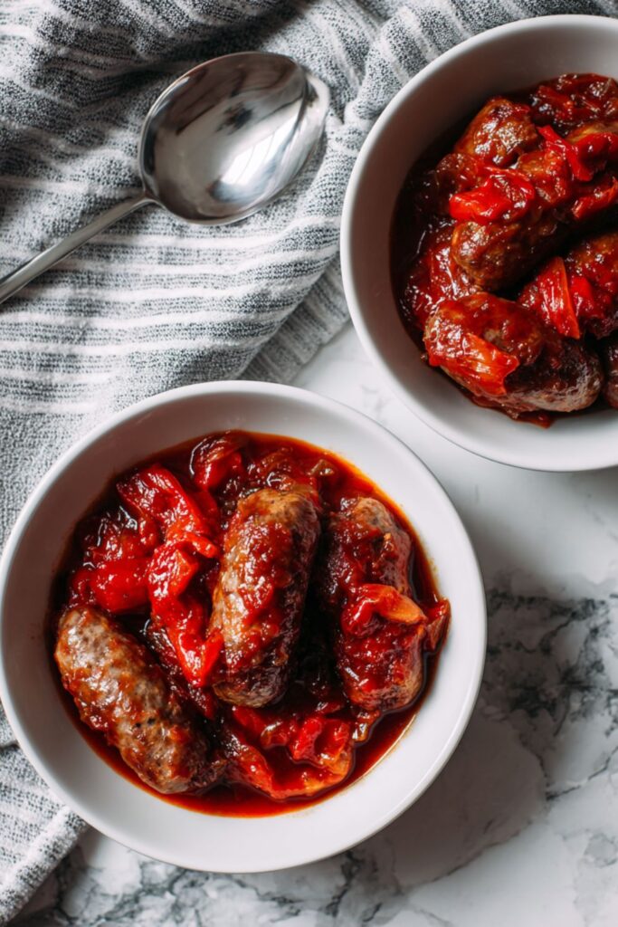 Mary Berry Sausage and Red Pepper Casserole Recipe