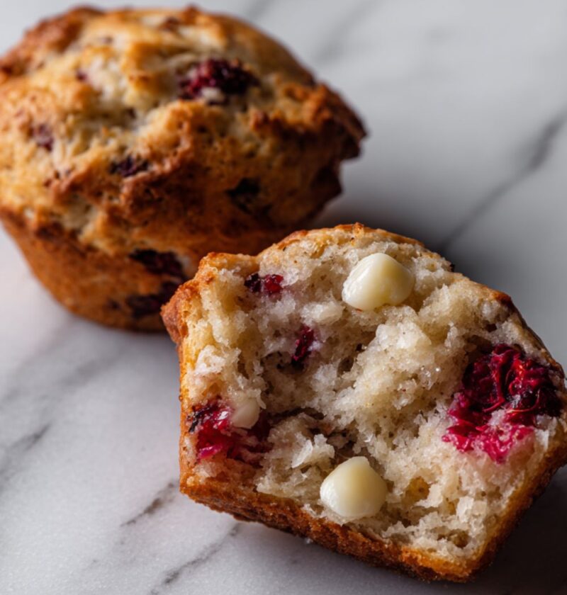 Mary Berry White Chocolate and Raspberry Muffins Recipe