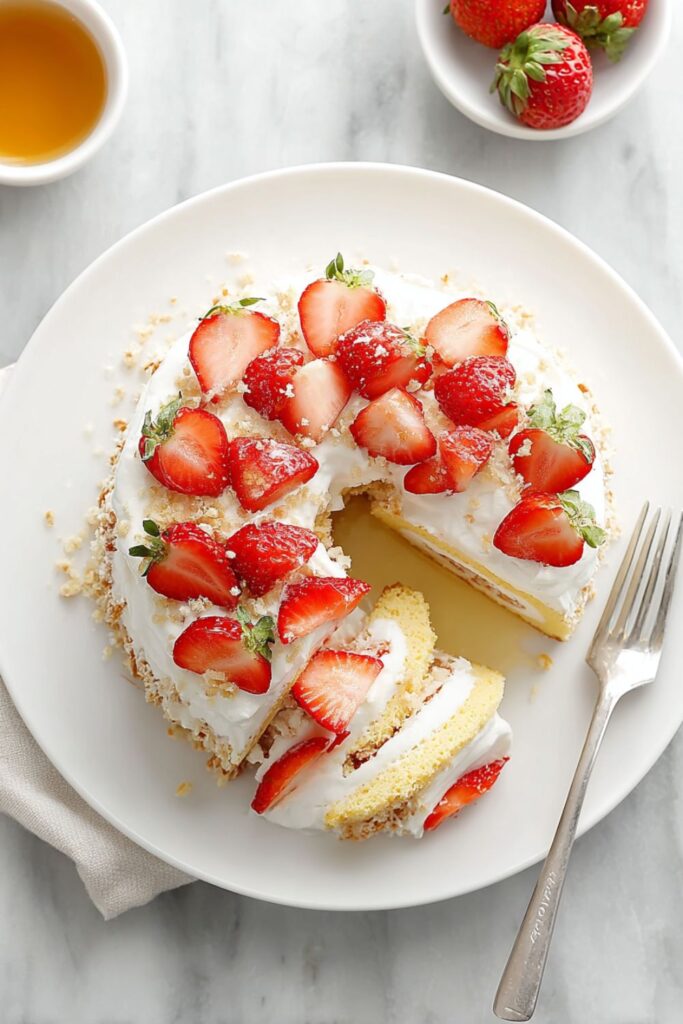 Mary Berry Strawberry Meringue Roulade Recipe