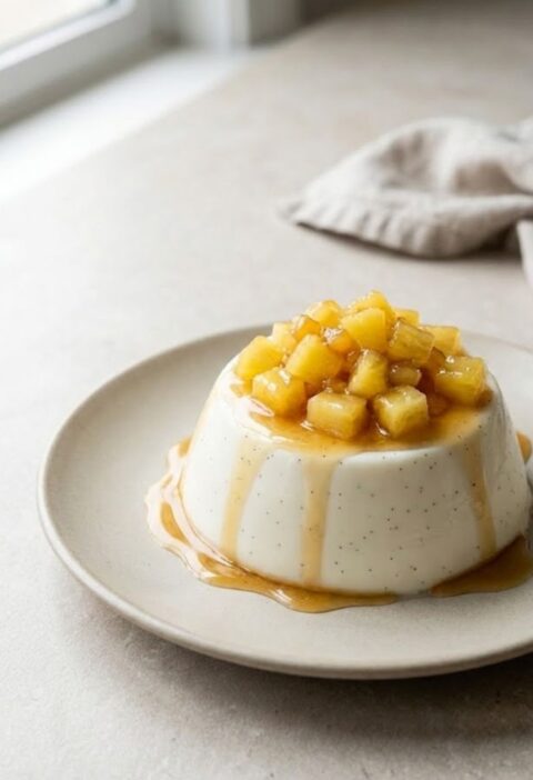 Mary Berry Panna Cotta with Pineapple and Ginger Recipe