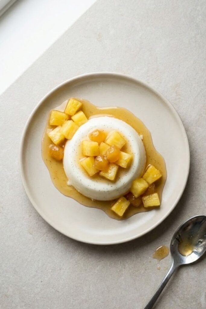 Mary Berry Panna Cotta with Pineapple and Ginger Recipe