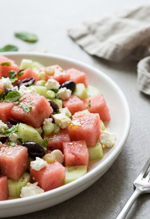 Mary Berry Watermelon and Feta Salad Recipe