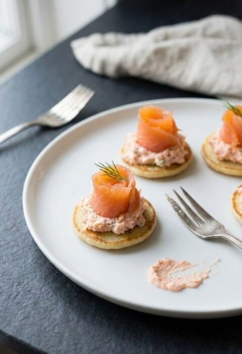 Mary Berry Double Salmon Canapés Recipe