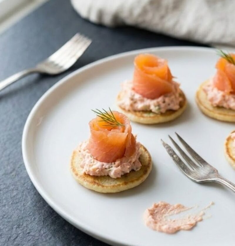 Mary Berry Double Salmon Canapés Recipe