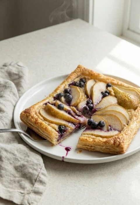 Mary Berry Pear and Blueberry Galette Recipe