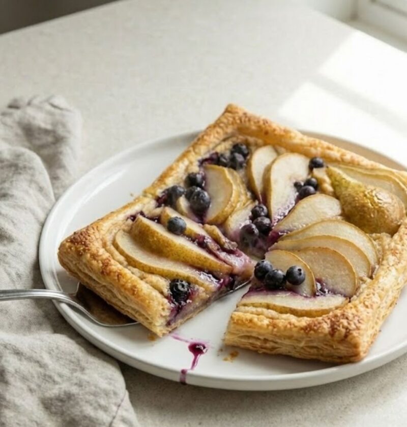 Mary Berry Pear and Blueberry Galette Recipe